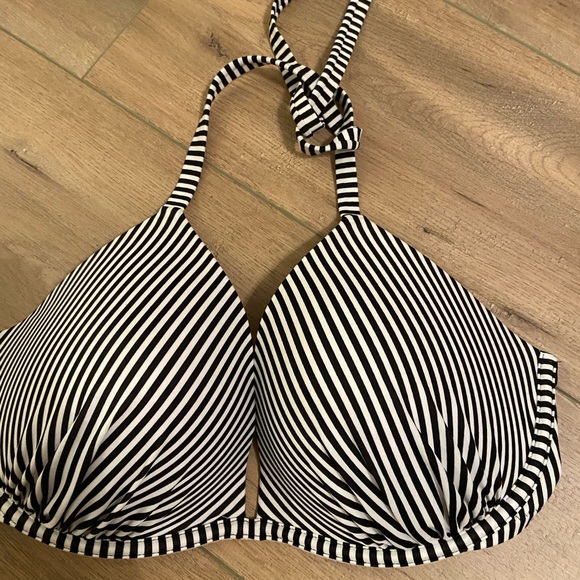 NWOT Striped Bikini Top - Picture 2 of 7